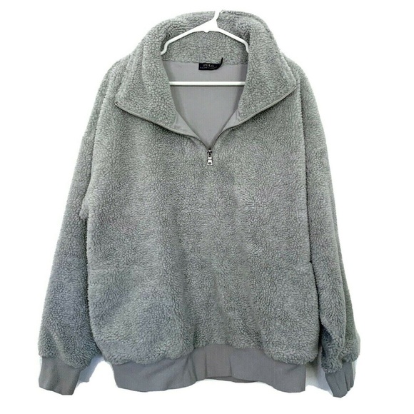 Polo Ralph Lauren Jackets & Blazers - Polo Ralph Lauren Gray Fleece 1/4 Zip Pullover